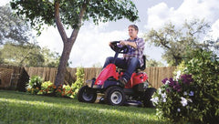 382cc 6-Speed Riding Lawn Mower with Adjustable Cutting Height