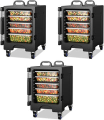 Insulated Food Pan Carrier for 5 Full-Size Pans