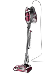 Lightweight Corded Stick Vacuum with XL Dust Cup, LED Headlights and Pet Hair Tools, Bordeaux/Silver