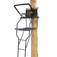 Jumbo Jack Ladder Stand – Adjustable Shooting Rail, Large Platform, Mesh Seat