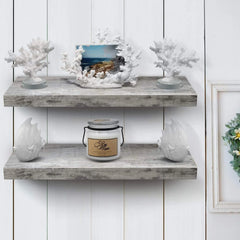 24 Inch Extra Long Floating Wall Shelf, Wall Mounted Display and Storage Shelf for Home Decor