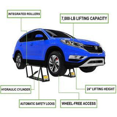 7,000-Lb. Portable Car Lift for Trucks and SUVs