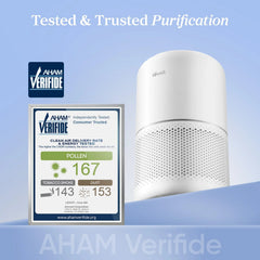 Air Purifier for Home, Compact Air Cleaner for Allergens, Dust, Pet Dander and Odors