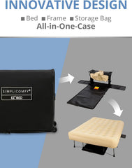 Queen Air Mattress with Frame and Pump