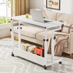 Height Adjustable Laptop Desk, Portable Sofa and Bed Table for Work and Study