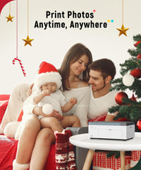 46-Photo Printer with Wi-Fi, 100 Sheets, Thermal Dye-Sublimation, Compatible with iPhone and Android