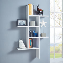 Cantilever Floating Wall Shelf, Modern Decorative Display Shelf for Living Room, Bedroom and Home Storage